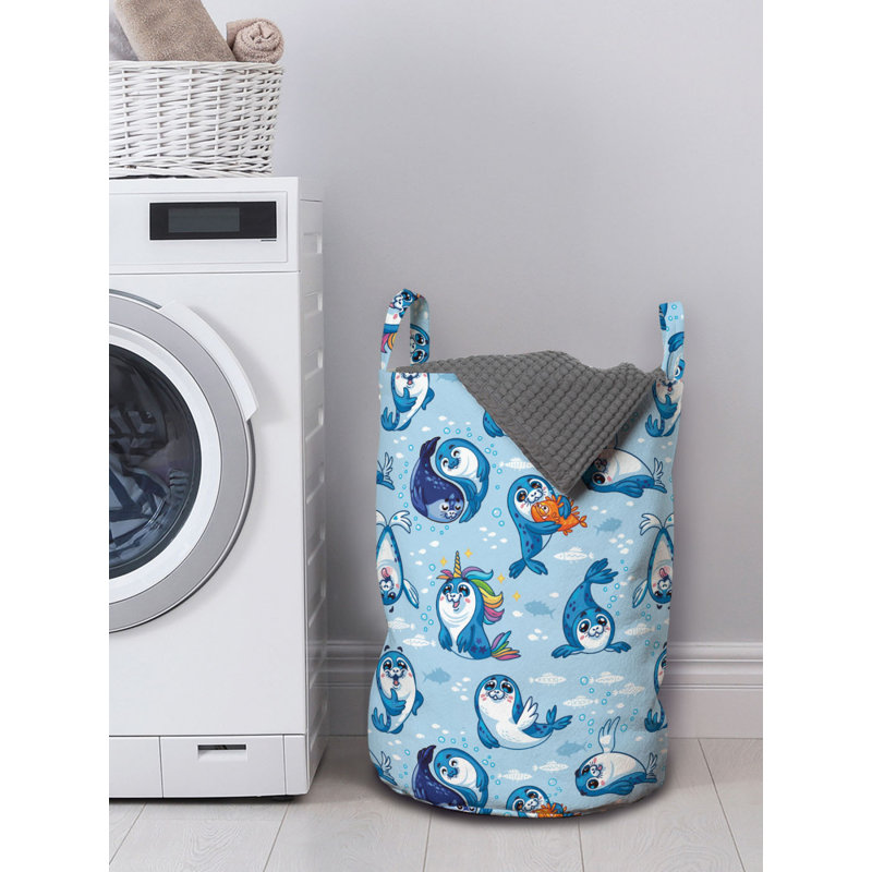 Fabric Laundry Bag with Handles