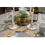 Porte-bougie moucheté blanc, paquet de 4-100661044