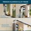 Miroir de salle de bain mural Llesenia-184043379-184043339-179273157