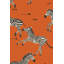 Papier peint zébré orange