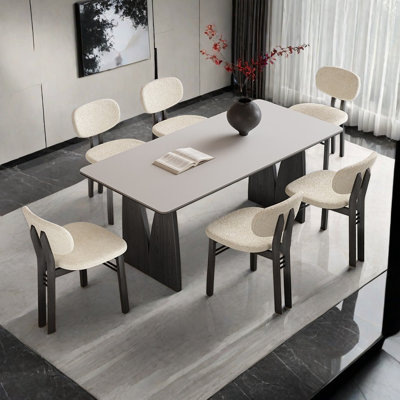 French retro dining table and chair set.
