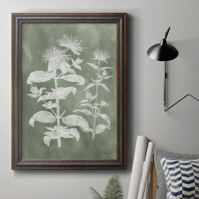 Toile encadrée de qualité supérieure «Sage Impressions III» - prête à être accrochée, H 20 po x l 16 po x P 2,5 po
