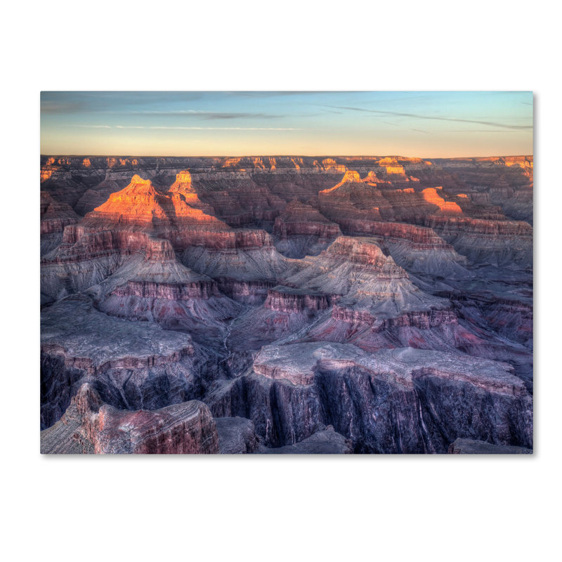 « grand canyon », reproduction de photo sur toile tendue encadrée "grand canyon" par pierre leclerc,