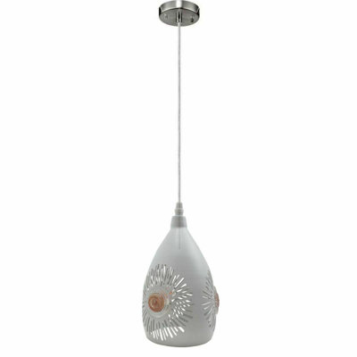 Benston 1 - Light White Single Pendant