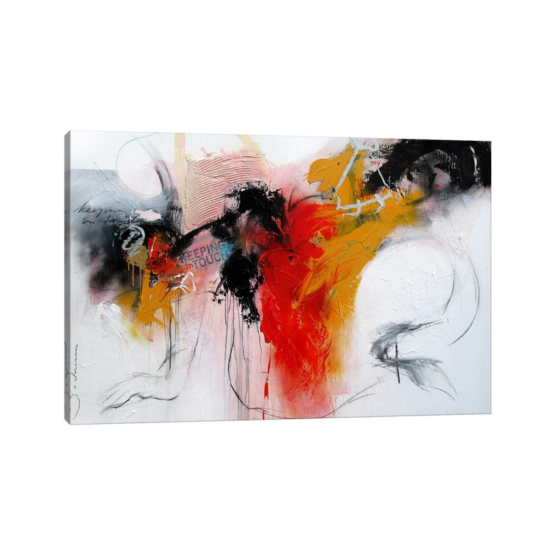 Keeping In Touch by Hans Jochem Bakker - Wrapped Canvas Painting, 20.32 cm H x 30.48 cm W