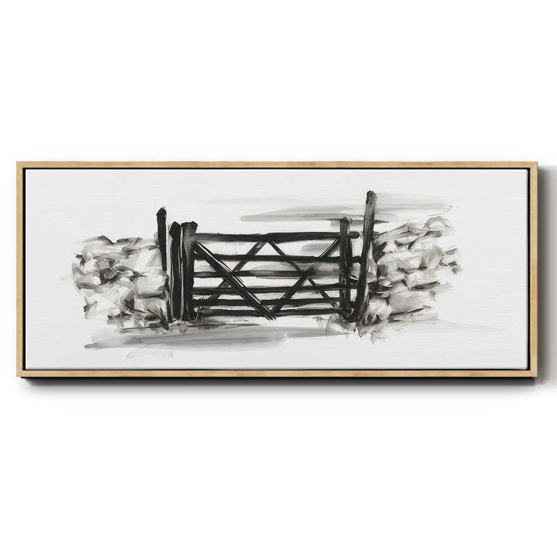 Toile encadrée, collection European Farm, H 20 po x l 50 po