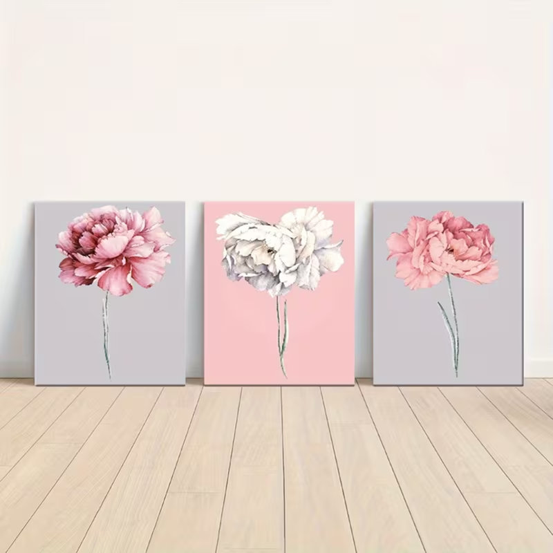 3 Piece Wrapped Canvas Print, 60 cm H x 120 cm W