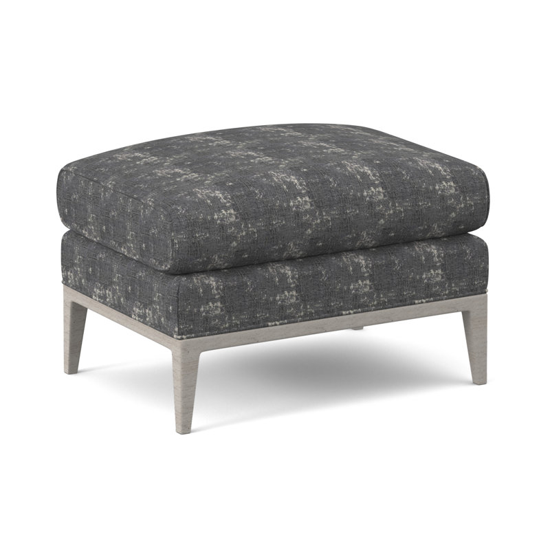Cooper Ottoman, Filigree Ivory, Bisque