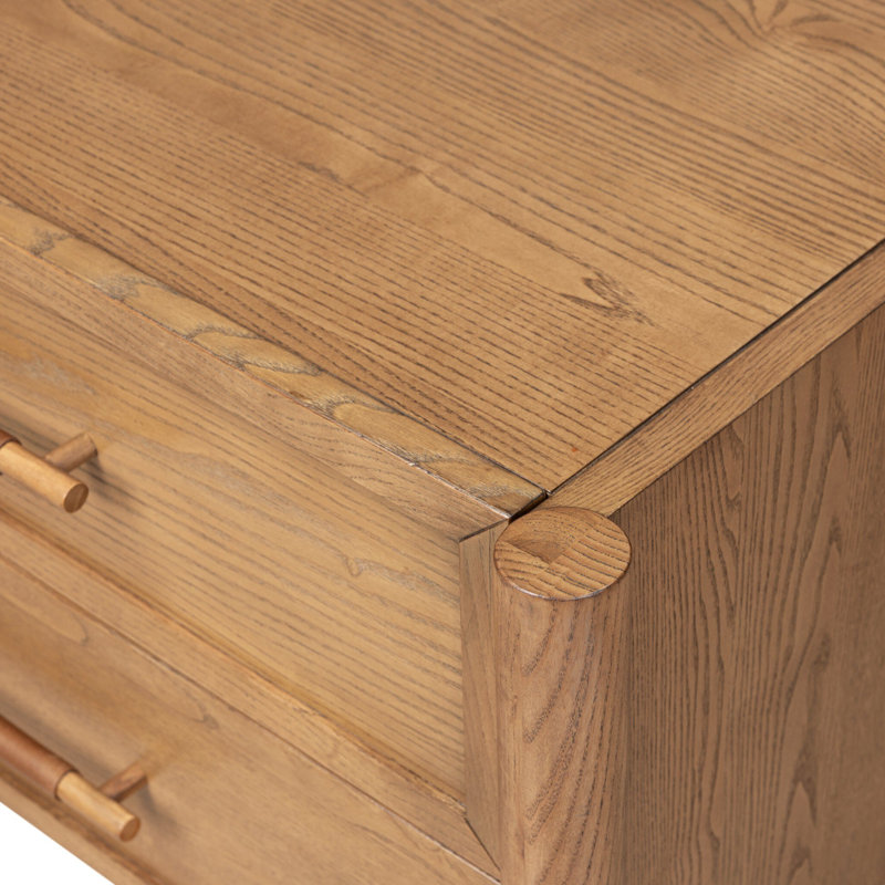 Salado 2 - Drawer Solid Wood Nightstand