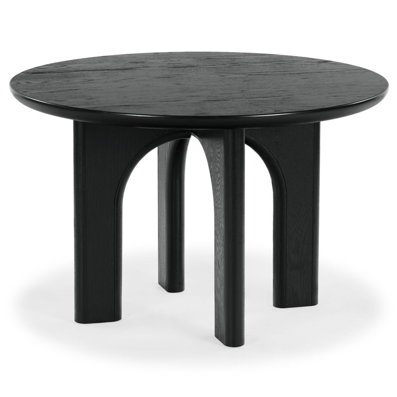 Olivetta Round Dining Table, Black