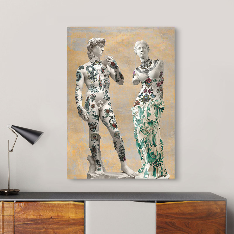 Stattoo III by Steven Hill - Wrapped Canvas Print, 80cm H x 60cm W x 4cm D
