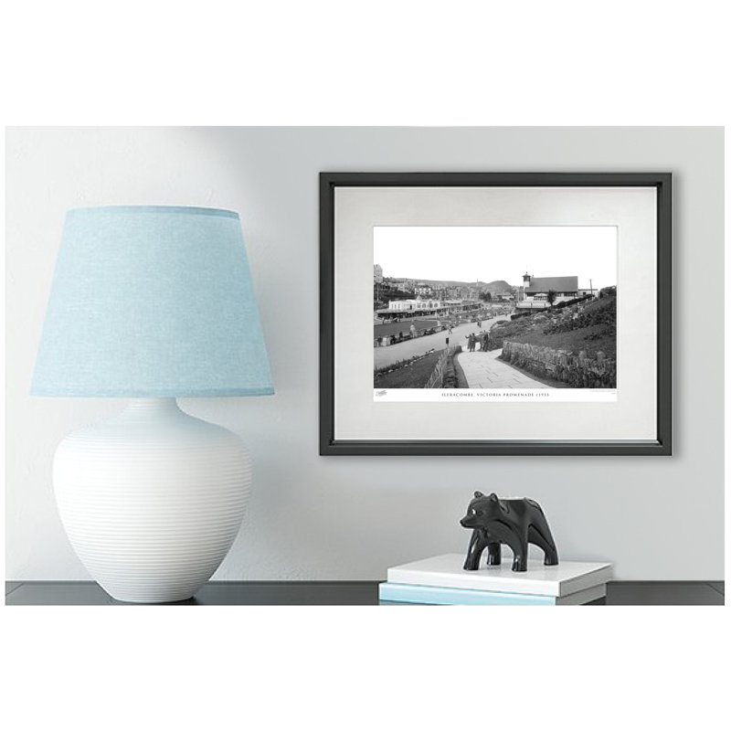 Ilfracombe, Victoria Promenade C1935 - Single Picture Frame Print, 40cm H x 50cm W x 2.3cm D