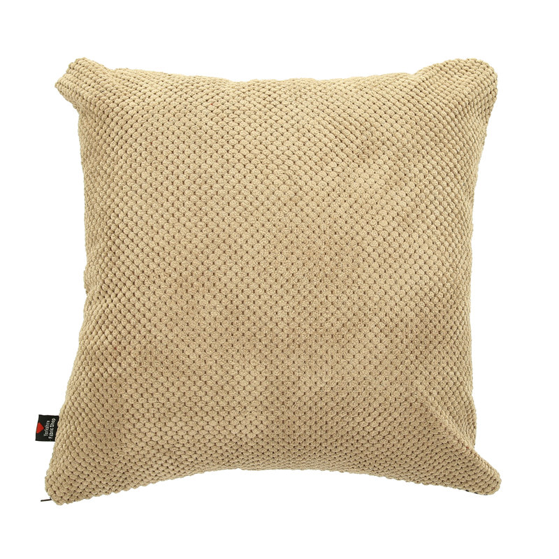 Alvarado Square Throw Cushion, 55 x 55cm, Brown