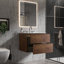 Meuble-lavabo simple 24 po avec dessus en céramique avec trop-plein Derrance, pré-assemblé-2075475024-2025746520