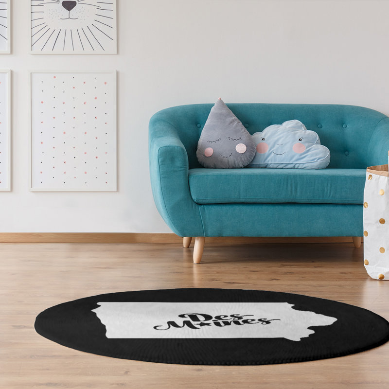 Tapis en poly-chenille des moines iowa