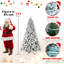 Arbre de Noël en PVC floqué (avec lumières)-1004296947