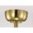 Walda 6-light Brass And Frosted Glass Staggered Panes Fandelier Lighted Ceiling Fan Remote Control - Brass-white
