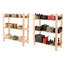 3-Shelf Utility Rack Storage Unit, Pre-sanded-124350547