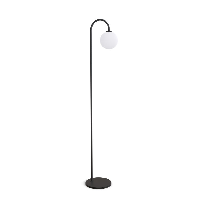 Ballon 136.6cm Arched Floor Lamp, Black