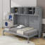 Lit escamotable avec armoires supérieures Murphy-1013385988-1013385984