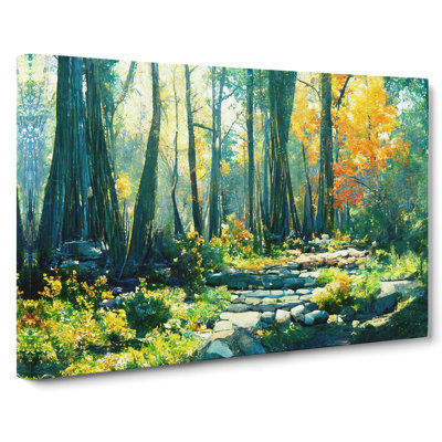 Countryside Forest - Wrapped Canvas Print