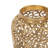 Laynette Handcrafted Aluminum Vase with Cutout Design-1580708342