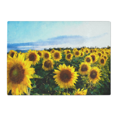 Sunflowers Chopping Board