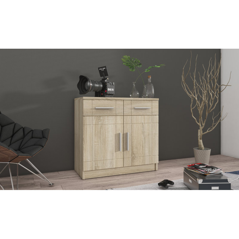 Schwenzer 69cm W Chest of Drawers, Sonoma oak