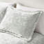 Grey Crushed Velvet Comforter For Twin/Twin Xl With Inner Cozy And