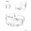 Decorey Upholstered Boucle Convertible Chair