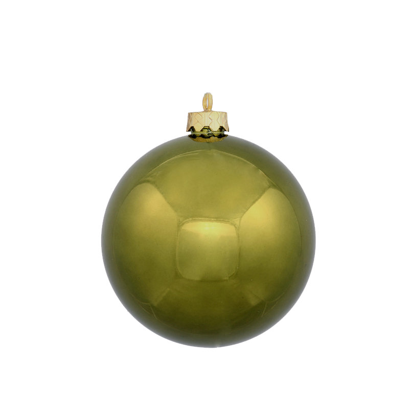 Décoration de boule décorative des Fêtes, Vert olive, H 2 po x l 2 po x P 2 po