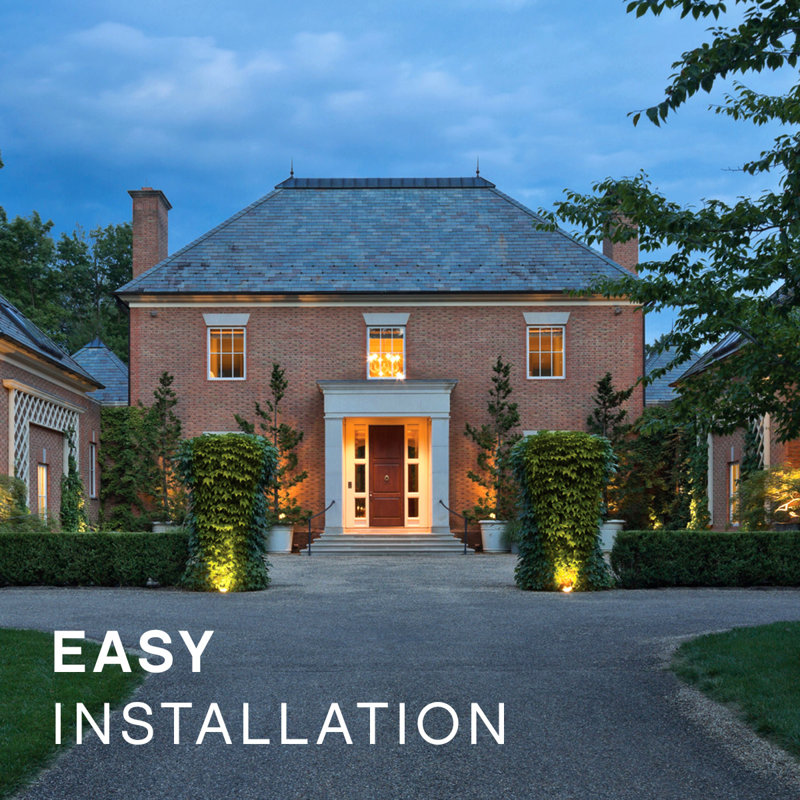 Sleek Bronze Nuvi LED Square Deck and Step Light