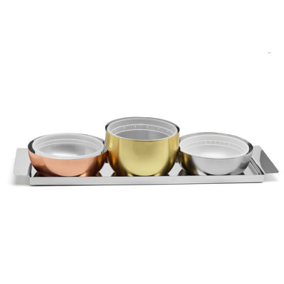 Wrought Studio™ Costa Stainless Steel Condiment Server