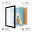 Polar Bear Geometric - Framed Print-1818821818-1818821819