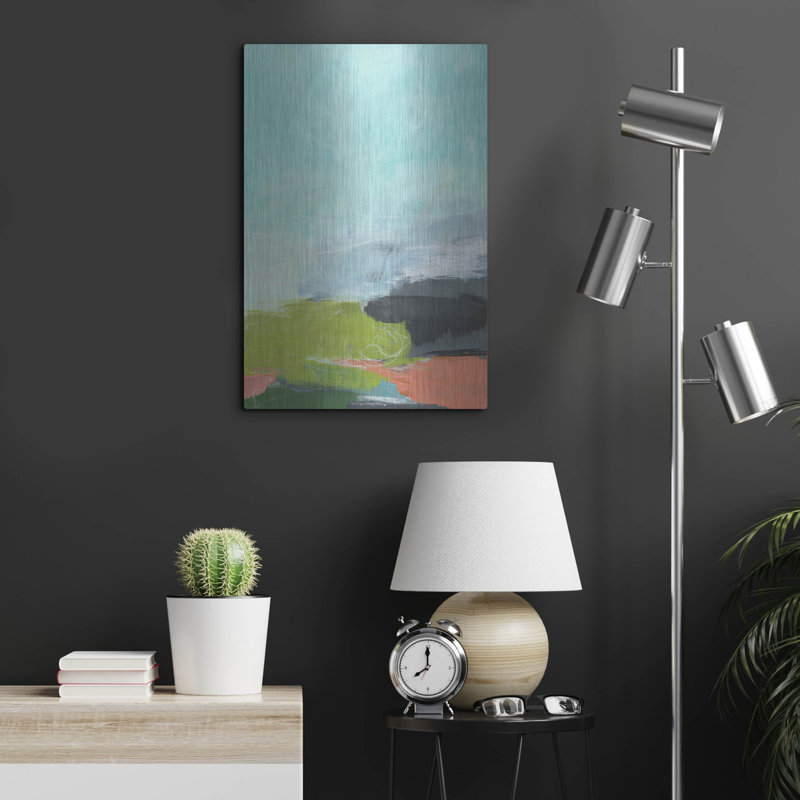 «Lark Manor ™ 'Landscape No. 95' par Jan Weiss, art mural en métal, H 24 po x l 16 po