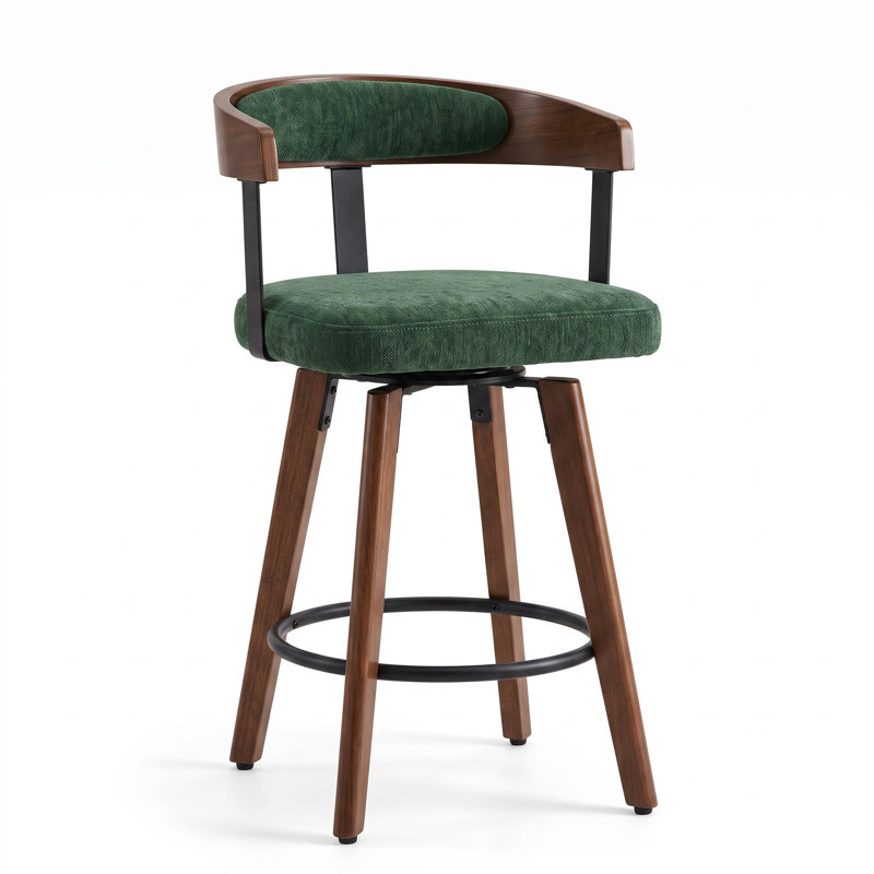 Chaise pivotante de réception, Paquet de 3, Vert