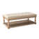 Clymer 47.5" Wide Tufted Rectangle Cocktail Ottoman with Storage Tray