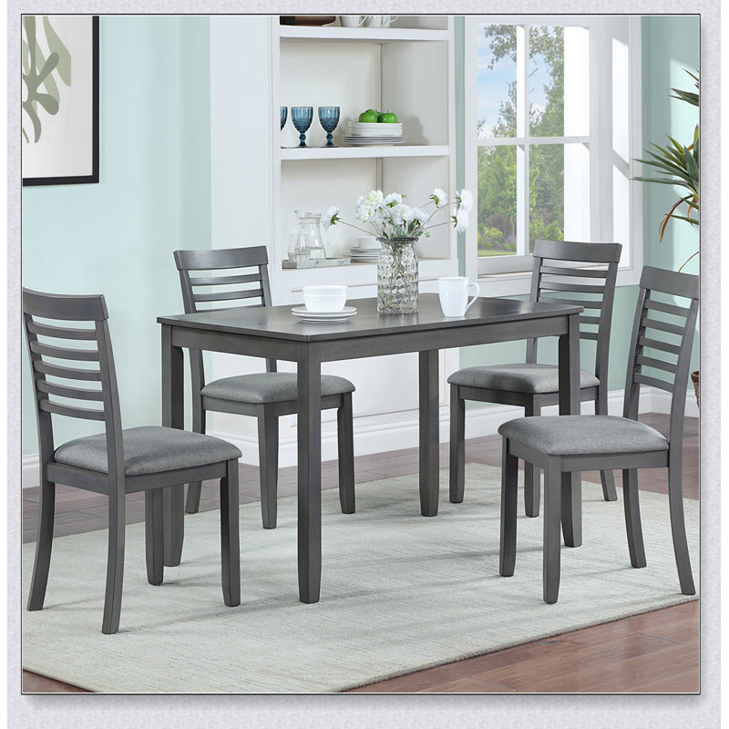 Table de salle à manger rectangulaire pour 4 personnes, table de salle à manger pour petits espaces
