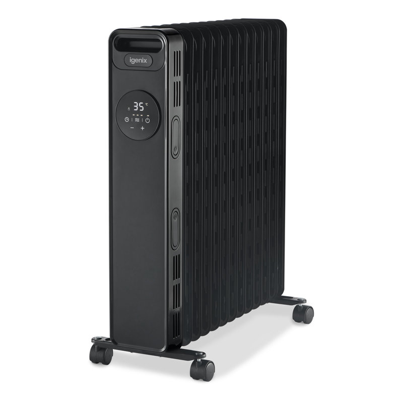 Igenix 2500W Digital Oil filled Radiator, Black