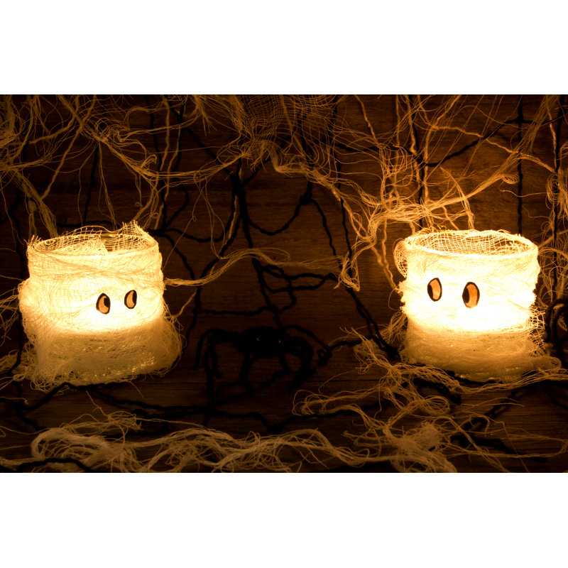 Searingtown Halloween candles 1 Piece Wrapped Canvas Wall Art, 20cm H x 30cm W x 3.8cm D