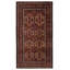 Tapis brun noué à la main 3 pi 7 po x 6 pi 7 po Teimani