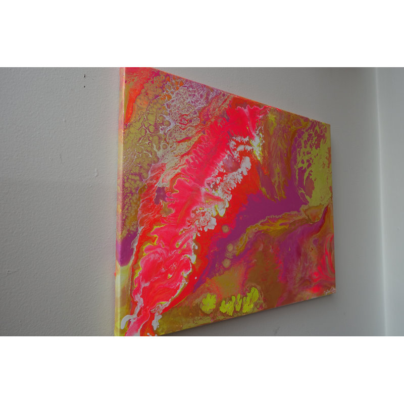 'Aerial Intricacies' - Wrapped Canvas Painting Print