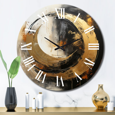 Horloge murale Yin Yang