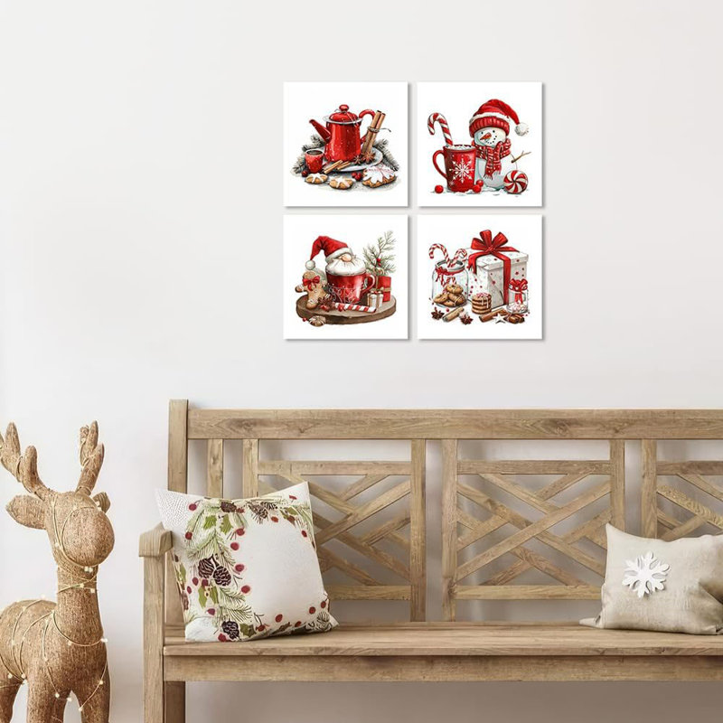 4 Piece Wrapped Canvas Print