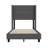 Upholstered Platform Bed with Wingback Headboard, Mattress Foundation with Slatted Supports-210624548-210624987