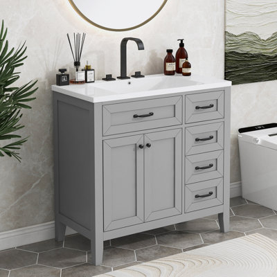 Ensemble de meuble-lavabo simple 36 po Shawon