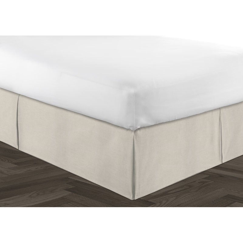 Jupe de lit Capri, Grand, Naturel, 18 po