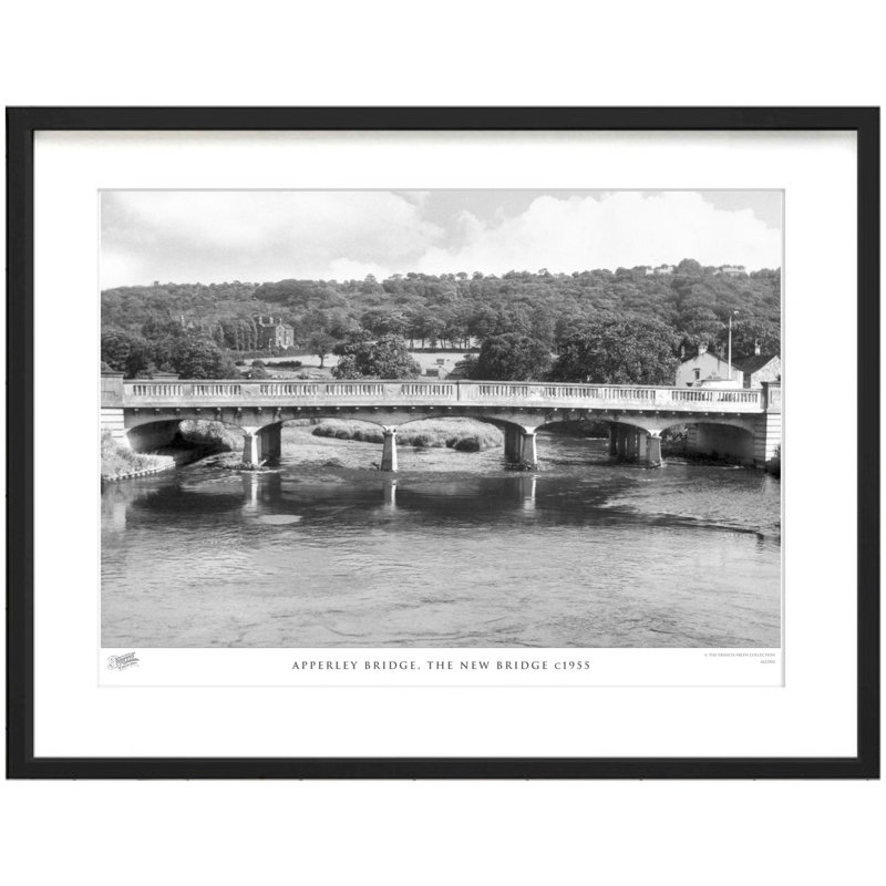 Apperley Bridge, The New Bridge C1955 - Single Picture Frame Print, 60cm H x 80cm W x 2.3cm D