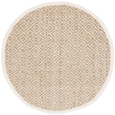 Martha Stewart Hand Woven Jute Geometric Rug