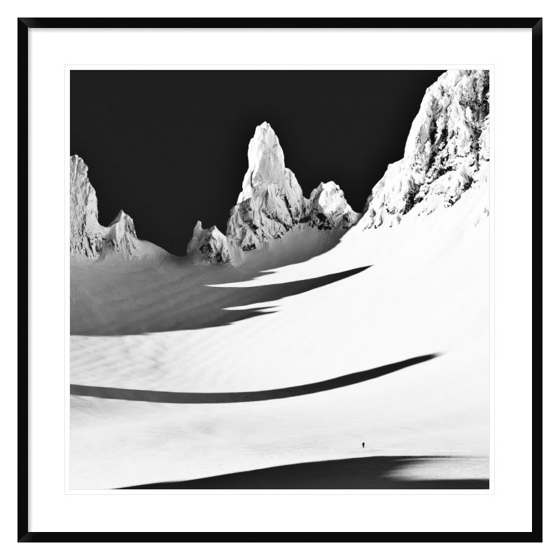 Contrast Print by Thom Filicia, 36" H x 36" W x 1.5" D, White